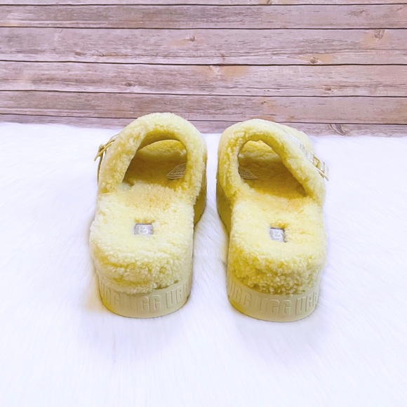 UGG Fluffita Platform Slides In Margarita - Picture 3 of 7